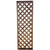 Dekoratyvinis tvoros skydas 600x1850mm rudas