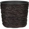Dekoratyvus gėlių vazonas Ø16cm H14cm rudas