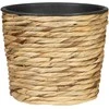 Dekoratyvus gėlių vazonas Ø16cm H14cm šviesiai rudas