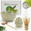 DĖL MATCHA RINKINIMO 6 Vnt. ŠLETĖS DUBENIS DUBENIS ŠAUKŠTAS PRIEDAI DOVANA