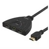 DELTACO 3 prievadų HDMI Pigtail jungiklis / HDMI-7001
