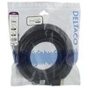 DELTACO High-Speed HDMI kabelis, 10 m, Ethernet, 4K UHD, Be ferito juodas / HDMI-1070D