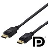 DELTACO „DisplayPort“ kabelis, 2m, 4K UHD, DP 1.2, juodas DP-1020D
