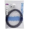 DELTACO flex HDMI kabelis, 4K UltraHD 60Hz, 3m, juodas / HDMI-1030D-FLEX