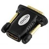 DELTACO HDMI adapteris, Full HD 60Hz, HDMI 19 kontaktų lizdas į DVI-D kištuką, auksininės jungtys HDMI-11