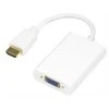 DELTACO HDMI į VGA ir garso adapteris, išorinis maitinimas, 1080p, 0,2 m, baltas HDMI-VGA8
