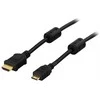 DELTACO HDMI laidai, A tipo HDMI - Mini HDMI , 4K, 5m, juodas HDMI-1056