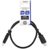 DELTACO HDMI kabelis FSC, didelės spartos 4K, CCS, 3,0m, juodas / HDMI-930