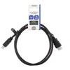 DELTACO HDMI kabelis, HDMI High Speed su Ethernet, 4K, 60Hz UHD, 19-pin ha-ha, 1m, juodas / HDMI-910