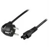 DELTACO grounded cable CEE 7/7 to IEC 60320 C5 , max 250V / 2.5A, 0.2m, juodas DEL-109CA-20