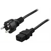 DELTACO kabelis , 16A, CEE 7/7 - IEC C19, 5m DEL-111T