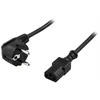 DELTACO kabelis, CEE 7/7 - IEC C13, 1m DEL-109E