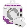 DELTACO mini DisplayPort prie HDMI ir VGA adapteris, baltas / DP-HDMIVGA1-K