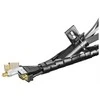 Wentronic DELTACO neiloninis kabelio kanalas, 25mm, 2.5m, juodas / LDR02