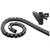 Wentronic DELTACO neiloninis kabelio kanalas, 25mm, 2.5m, juodas / LDR02