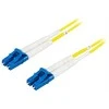 DELTACO optinis kabelis, LC - LC , 9/125, OS2, dvipusis, vienmodis, 1,5m LCLC-1S-5