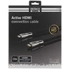 DELTACO PRIME Aktyvus HDMI kabelis, 10m, medžiaginis, 4K, Juodas HDMI-4100