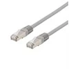 DELTACO S / FTP Cat6 patch kabelis, LSZH, 0,5 m, pilkas SFTP-60H
