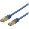 DELTACO S / FTP Cat6a pleistras, delta cert, LSZH, 2m, mėlynas