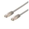 DELTACO U / FTP Cat6a patch cable, 2m, 500MHz, Delta-certified, LSZH, pilka STP-62AU