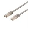 DELTACO U / FTP Cat6a patch kabelis, 3m, 500MHz, Delta-certified, LSZH, pilkas STP-63AU