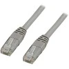 DELTACO U / UTP Cat5e patch kabelis 1m, 100MHz, Delta-certified, pilkas / 1-TP