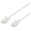 DELTACO U / UTP Cat6a jungiamasis kabelis, 3.5mm, 0.5m, 500MHz, LSZH, baltas / UUTP-1018