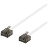 DELTACO U / UTP Cat6a patch kabelis, 3m,1mm, 500MHz, baltas / UUTP-2058