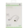 DELTACO USB 3.0 tinklo adapteris, Gigabit, 1xRJ45, 1xUSB3.0 A ha baltas / USB3-GIGA4