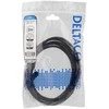 DELTACO USB 3.1 Gen1 prailginimo kabelis, USB-A male į USB-A female, 2m, juodas/ USB3-242