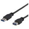 DELTACO USB 3.1 Gen1 prailginimo kabelis, 3 m, USB-A male į USB-A female/ USB3-243