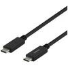 DELTACO USB-C - USB-C laidas, 5Gbit / s, 5A, 2M, juodas USBC-1503