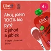 Desertas vaikams BIO braškių ir obuolių putėsiai Ella's Kitchen 120g