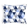 Designpremium Mėlynas 40x60 cm užvalkalas su trikampiais vaikams