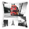 Designpremium Miesto Londonas pagalvės užvalkalas 40x40 cm, pilkas