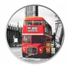 Designpremium Miesto Londonas pagalvės užvalkalas 40x40 cm, pilkas