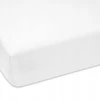 Designpremium ŠVIESUS Baltas LAKŠTAS Baltas JERSEY - 80x180 cm