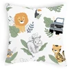 Designpremium Užvalkalas na jaśka su bawełny na poduszkę wzór w safari 40x40 cm