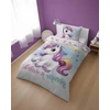 Detexpol Jaunimo patalynės komplektas 140x200 Vienaragis spalvingas vienaragis