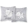 Detexpol MAYA MOO Pagalvės užvalkalas Elephant Elephant 40 x 40 cm pilkas (3954B)