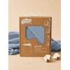 Detexpol „Muslin“ kūdikių patalynė 100x135 mėlyna MEDVILNĖ Premium