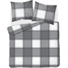 Detexpol Patalynė Flanelowa 220x200 KRATKA 100% Medvilnė Gruba i Ciepła JESIEŃ ZIMA
