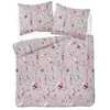 Detexpol Satininė patalynė 220x200 pudra su pastelinėmis gėlėmis - 5811 B