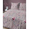 Detexpol Satininė patalynė 220x200 pudra su pastelinėmis gėlėmis - 5811 B