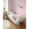Detexpol Vaikiškas patalynės komplektas 90x120 Princess Unicorn gėlės, medvilnė