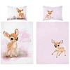 Detexpol Vaikiškas patalynės komplektas 90x120 cm rožinė Animals Deer pievos medvilnė