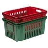 Dėžė daržovėms ir vaisiams 60x40x28.5cm plastikinė/žalia