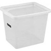 Dėžė su dangčiu Basic box Plast Team 29L permatoma