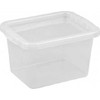 NHG Dėžė su dangčiu Basic box Plast Team 9L permatoma