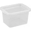 NHG Dėžė su dangčiu Basic box Plast Team 9L permatoma